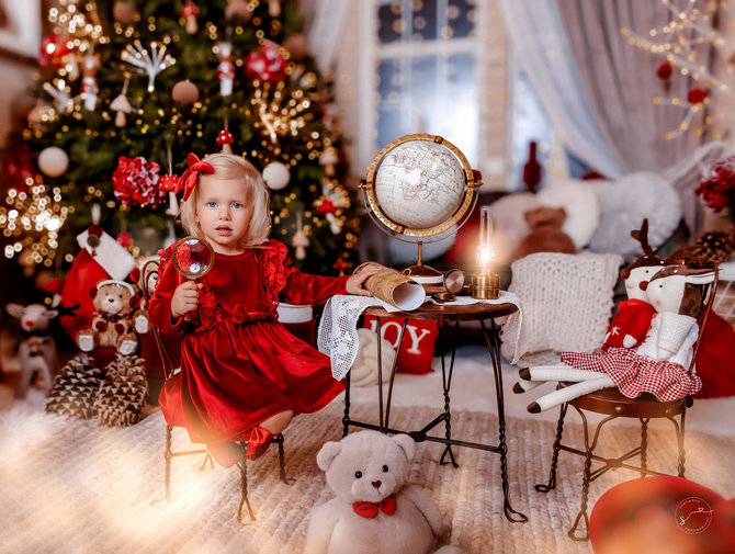 Sandmood photography nuotr./Ievos Voveris kalėdinė fotosesija su vaikais