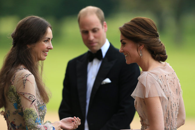 Vida Press nuotr./Princas Williamas, Kate Middleton, Rose Hanbury