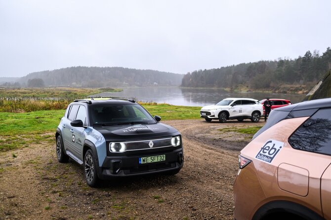 Vytauto Pilkausko nuotr./Lietuvos „Metų automobilis 2026“ bandymai 