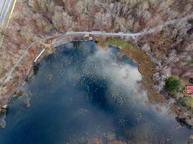 Sauliaus Žiūros nuotr./Jeruzalės tvenkinio parkas