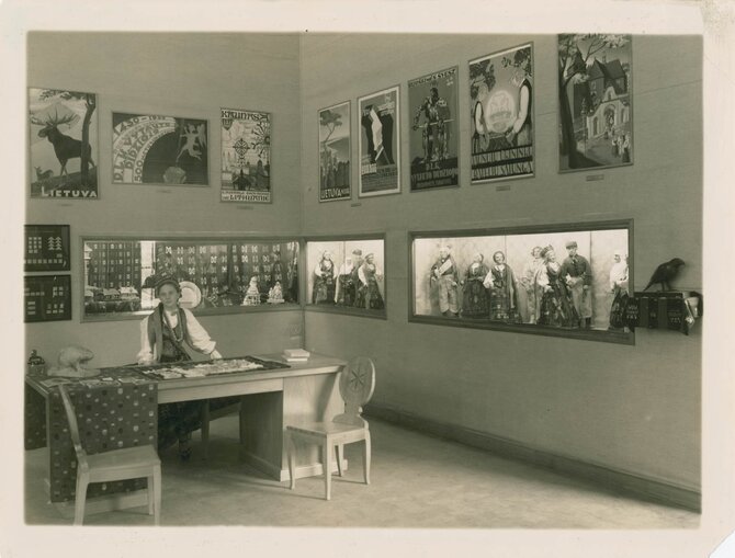 NMKČDM nuotr./Ekspozicija Pasaulinėje parodoje „Menas ir technika moderniame gyvenime“. Paryžius, 1937 m. Fotografas Henri Baranger