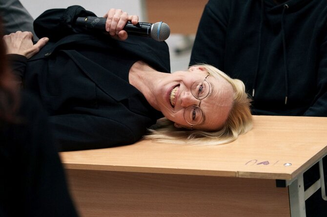 Martyno Norvaišo nuotr./Dalia Michelevičiūtė „Mokyk mane“ repeticijoje