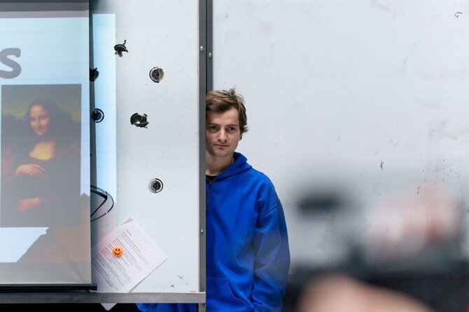 Martyno Norvaišo nuotr./Martynas Mockevičius „Mokyk mane“ repeticijoje