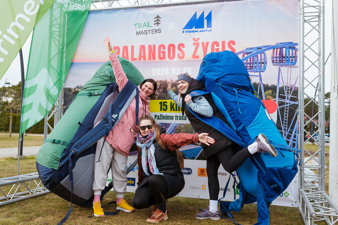 Organizatorių nuotr./„Trail Masters“ ir „M1“ žygis Palangoje