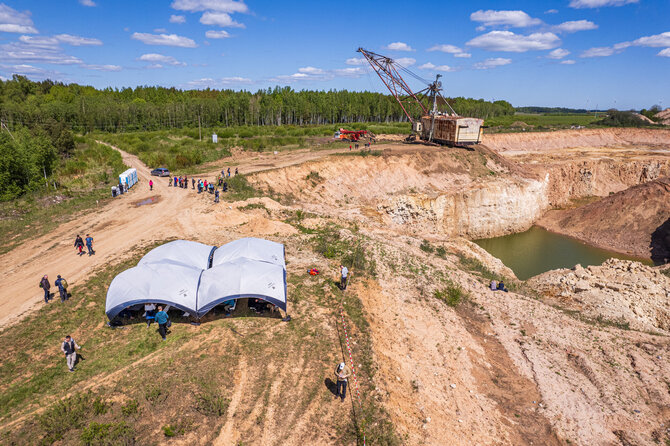 Organizatorių nuotr./„TrenkTuras“ Karjerų žygis Naujojoje Akmenėje