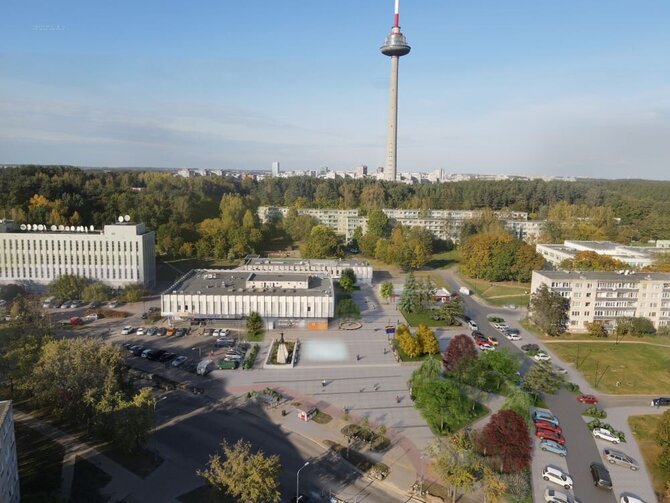 Vilniaus vystymo kompanijos vizualizacija /Aikštė Lazdynuose 