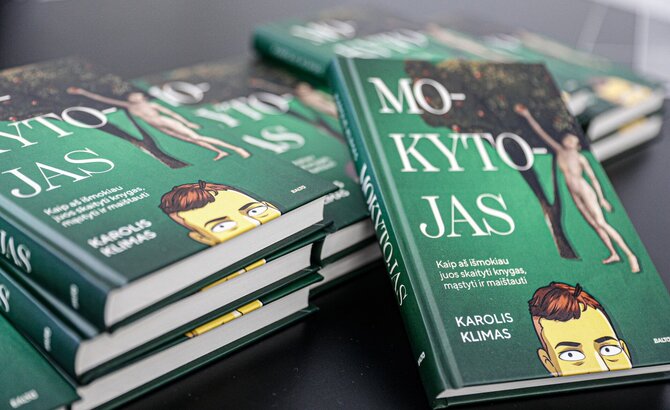 Arūno Sartanavičiaus nuotr./„Mokytojas: kaip aš išmokiau juos skaityti knygas, mąstyti ir maištauti“ 
