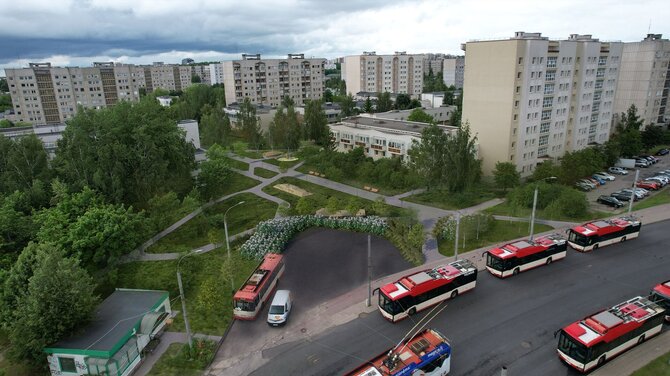 Vilniaus vystymo kompanijos vizualizacija/Ugnijos skveras ir Čikagos alėja