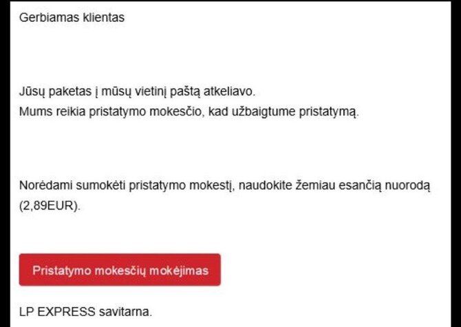 Asmeninio archyvo nuotr./Sukčių žinutės