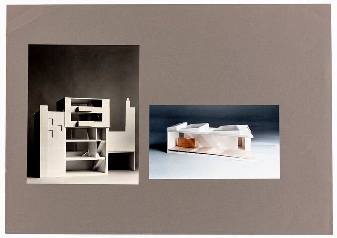 Organizatorių nuotr./Tony Fretton, „Lisson Gallery I“ modelio fotografija, 1984 m.