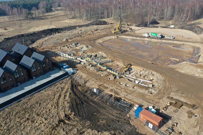 Bendrovės nuotr./„Conres“ pradėjo premium klasės apartamentų komplekso statybas Palangoje