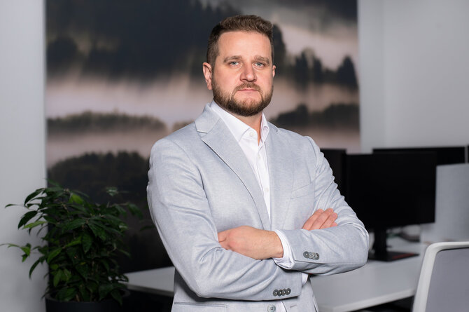 Bendrovės nuotr./„Enefit“ privačių klientų segmento vadovas Augustas Junevičius 