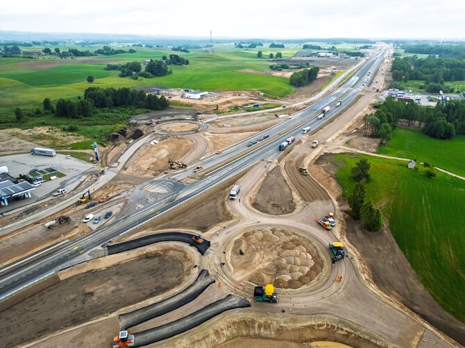 Bendrovės nuotr./„Via Baltica“ rekonstrukcija