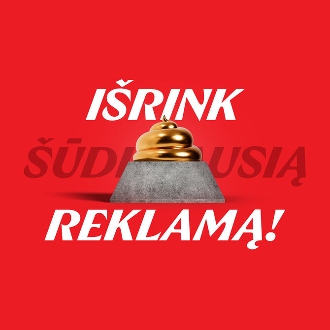 Organizatorių nuotr./Išrinkite prasčiausią reklamą