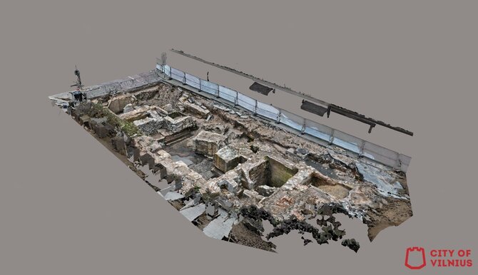 Vilniaus miesto savivaldybės nuotr./3D modelio stop kadras
