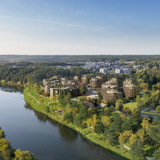 Organizacijos nuotr./Bukčių kvartalo architektūrinė vizija 