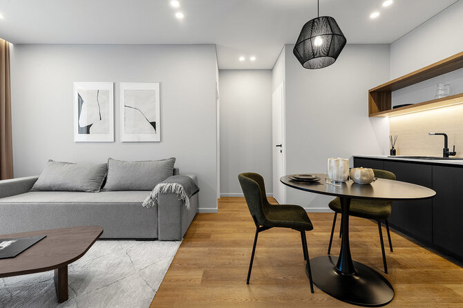 Bendrovės nuotr./„Nemunas by CITUS“ apartamentai