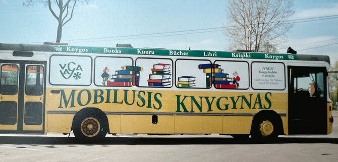 Leidyklos nuotr./Mobilusis knygynas ant ratų