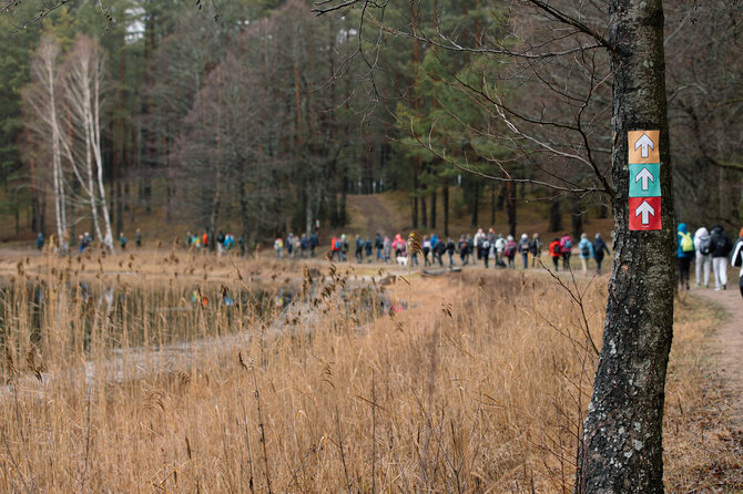 Organizatorių nuotr./„TrenkTuro“ žygis Varėnoje