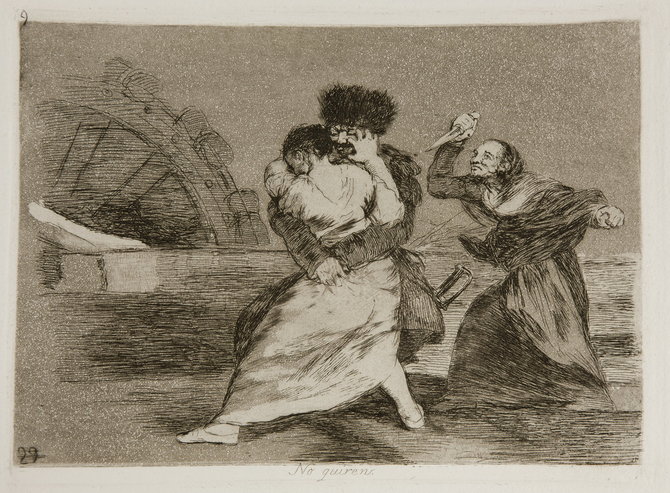 Asmeninio archyvo nuotr./Francisco Goya „Karo baisumai“, Prado muziejus Madride