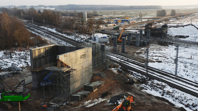 „LTG grupė“ nuotr./Rail Baltica viadukas