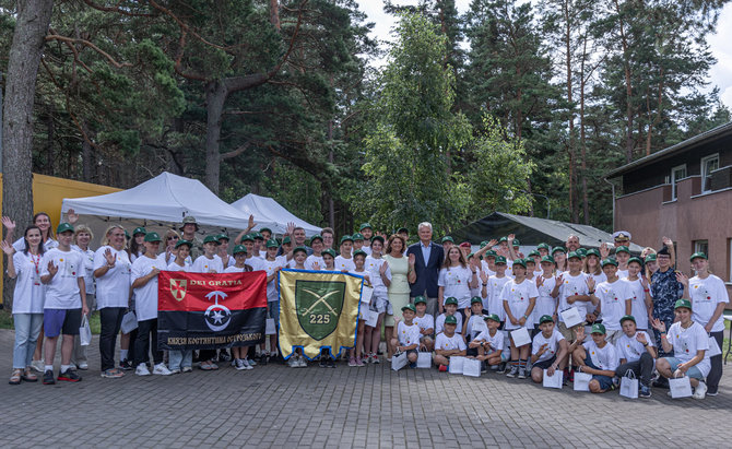 Organizatorių nuotr./Stovyklos atidarymas