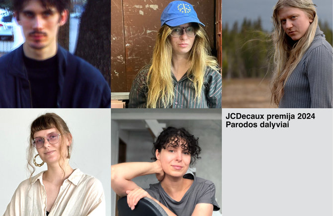 Organizatorių nuotr./Parodos „JCDecaux premija 2024“ dalyviai