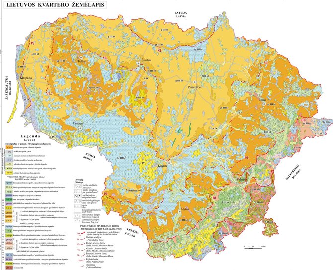 Asmeninio archyvo nuotr./Kvartero žemėlapis