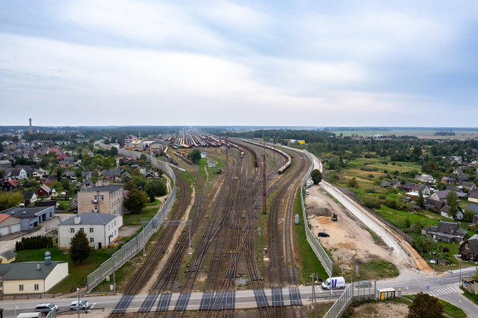 Bendrovės nuotr./Riedmenų depas Radviliškyje