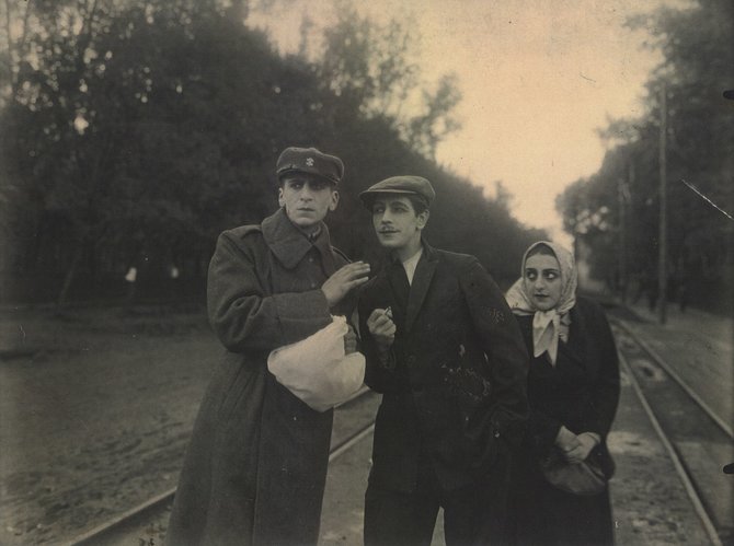 LTMKM nuotr./Vaidybinis filmas „Kareivis – Lietuvos gynėjas“. Rež. Jurgis Linartas, Lietuva, kino bendrovė „Akis“, 1928 m.