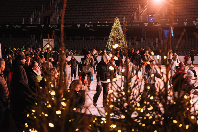 Organizatorių nuotr./Kalėdinis miestelis Dariaus ir Girėno stadione