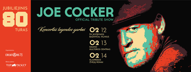 Organizatorių nuotr./„Joe Cocker official tribute show“