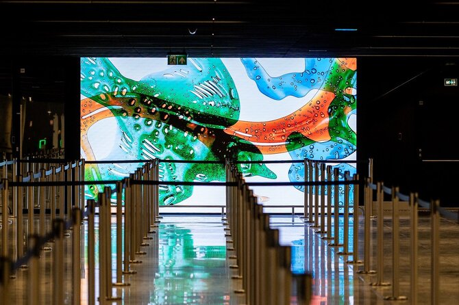 Organizatorių nuotr./Vilniaus oro uoste pristatyta skaitmeninio meno galerija
