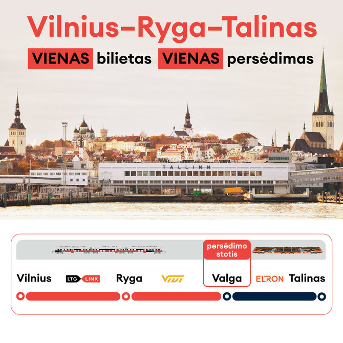 Bendrovės nuotr./Vilnius – Talinas 