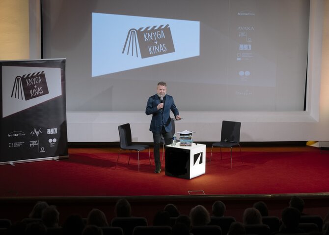 Organizatorių nuotr./„Knyga + Kinas“ renginys
