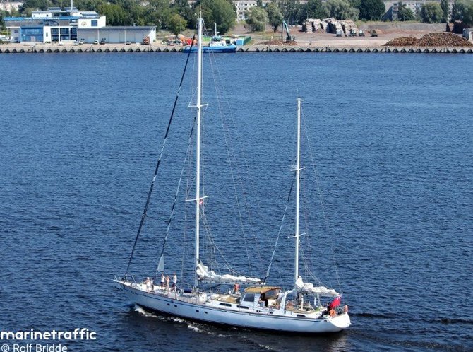 Rolf Bridde / Marinetraffic nuotr./Jachta „Kriter“