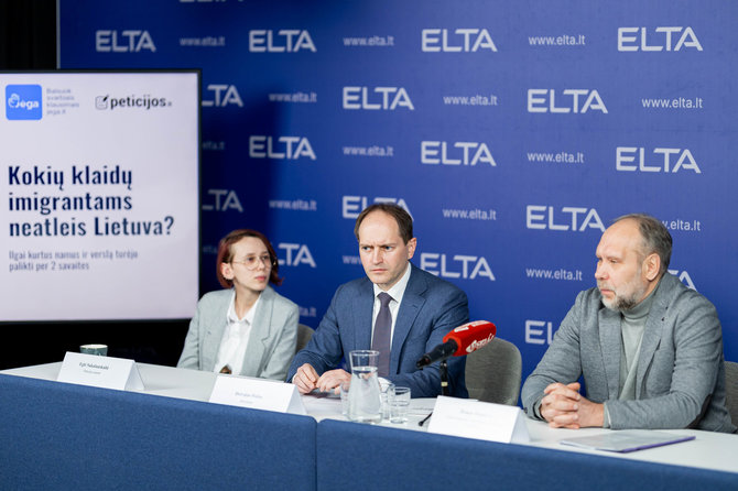 Organizatorių nuotr./Spaudos konferencija „Kokių klaidų imigrantams neatleis Lietuva?“