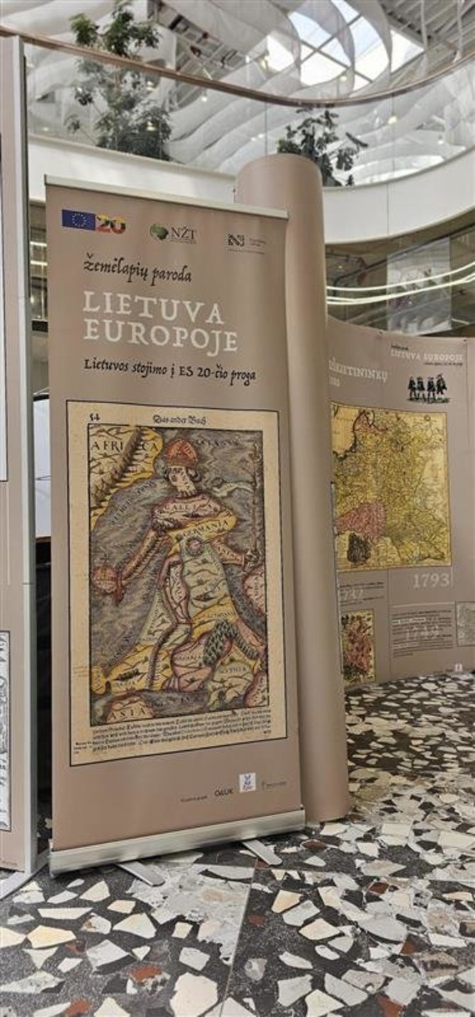 „Vilnius Outlet“ nuotr./Atidarė unikalią senųjų žemėlapių parodą: interaktyvios patirtys, Lietuvos archyvų lobynas ir kritinio mąstymo pamokos 