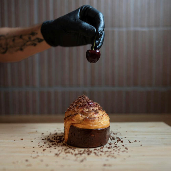 „Boka kepyklos“ nuotr./„Boka kepyklos“ cruffin bandelė