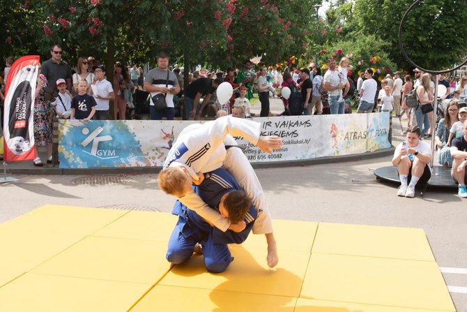 Vilniaus dziudo akademijos nuotr./Geriausios sporto sąlygos, drąsos ugdymas ir fizinė bei emocinė jėga: „Vilnius Outlet“ vaikus kviečia į dziudo treniruotes 