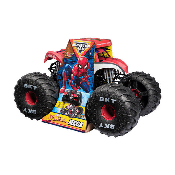 „Žaislų planetos“ nuotr./„Monster Jam RC“ transporto priemonė „Marvel Spiderman Mega“