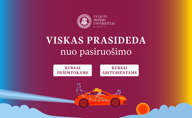VDU nuotr./VDU kviečia moksleivius pasiruošti PUPP ir brandos egzaminams – nemokamuose kursuose įžvalgomis dalinsis savo sričių ekspertai