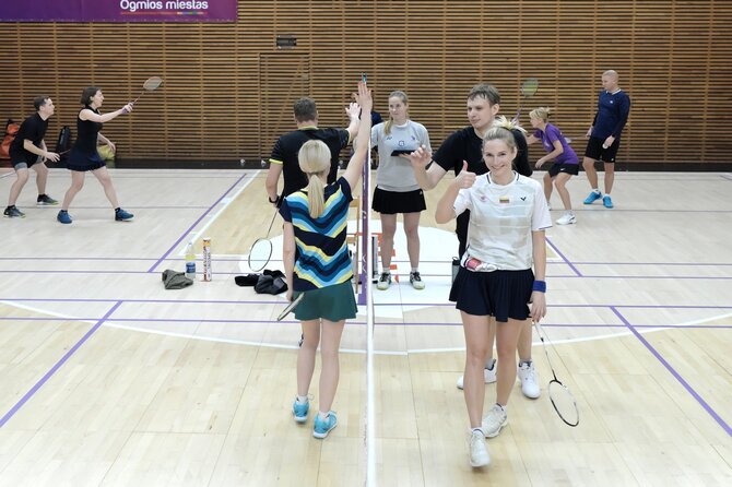 „Ogmios miesto“ nuotr. /„Ogmios mieste“ įsikūrusio „Badmintono Centro“ vadovas žavisi šio sporto potencialu: net mano mama, kuriai virš 70, jį aktyviai žaidžia 