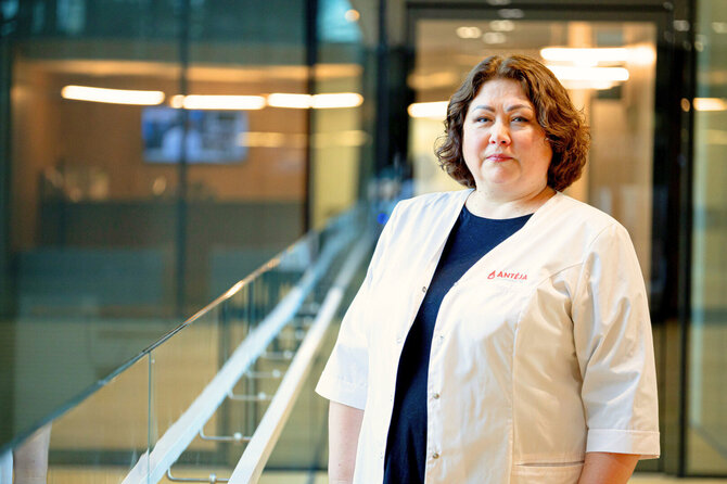 Pranešimo aut. nuotr./Sveikatos sprendimų centro „Antėja“ laboratorinės medicinos gydytoja Eglė Marciuškienė