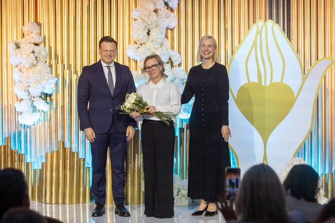 Sauliaus Žiūros nuotr./Metų slaugytoja Ana Ivanovskienė