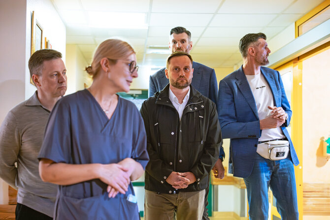 Pranešimo aut. nuotr./Santaros klinikų vaikų anestezijos ir intensyviosios terapijos skyrių pasiekė gyvybiškai svarbi dovana