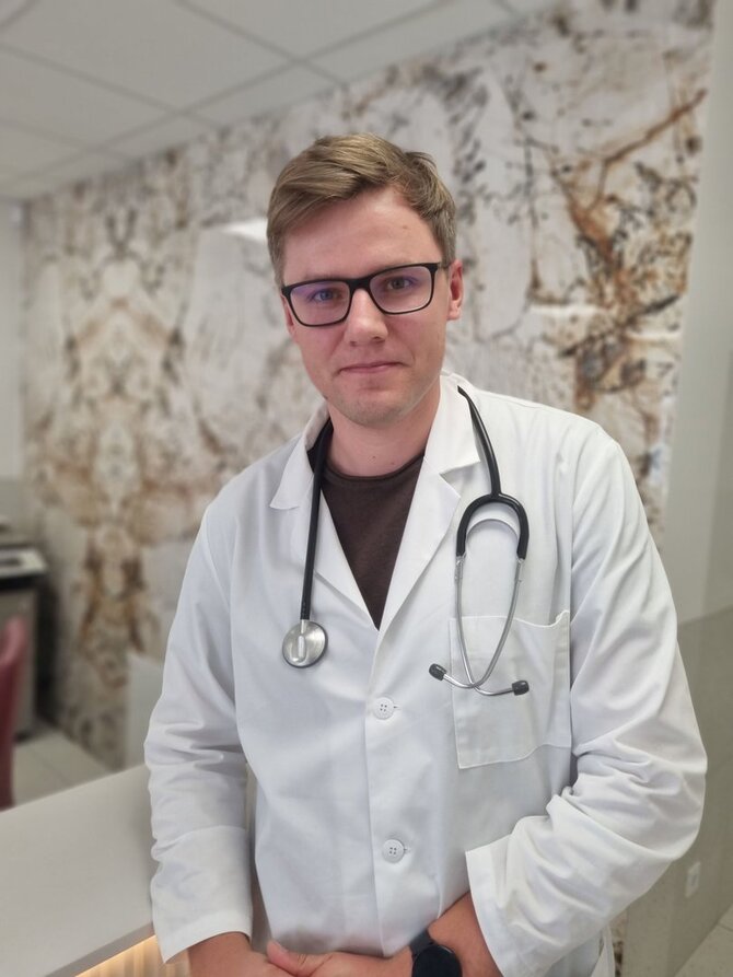 Pranešimo aut. nuotr./Tarandės klinikos šeimos gydytojas Tadas Daugėla