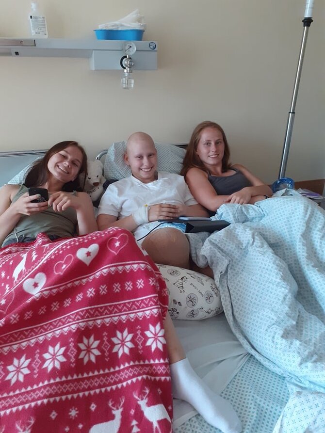 Pranešimo aut. nuotr./Dėl vėžio kojos netekusi Veronika