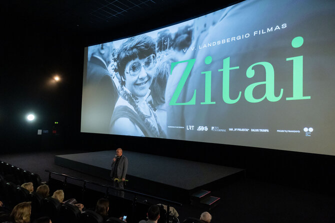 Patricija Adamovič / BNS nuotr./Dokumentinio filmo apie Zitą Kelmickaitę – „Zitai“ – išankstinė premjera