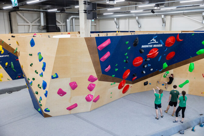 Patricija Adamovič / BNS nuotr./Boulderingo trasos